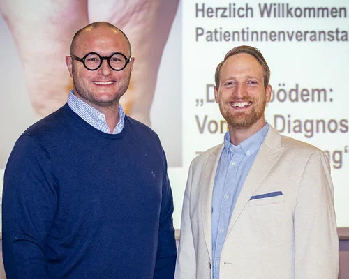 Prof. Dr. Dr. Heiko Sorg mit Oberarzt Dr. Lars Hendricks