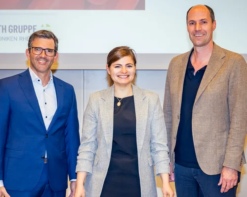 Prof. Dr. Ulrich Frey mit weiteren Fachkollegen